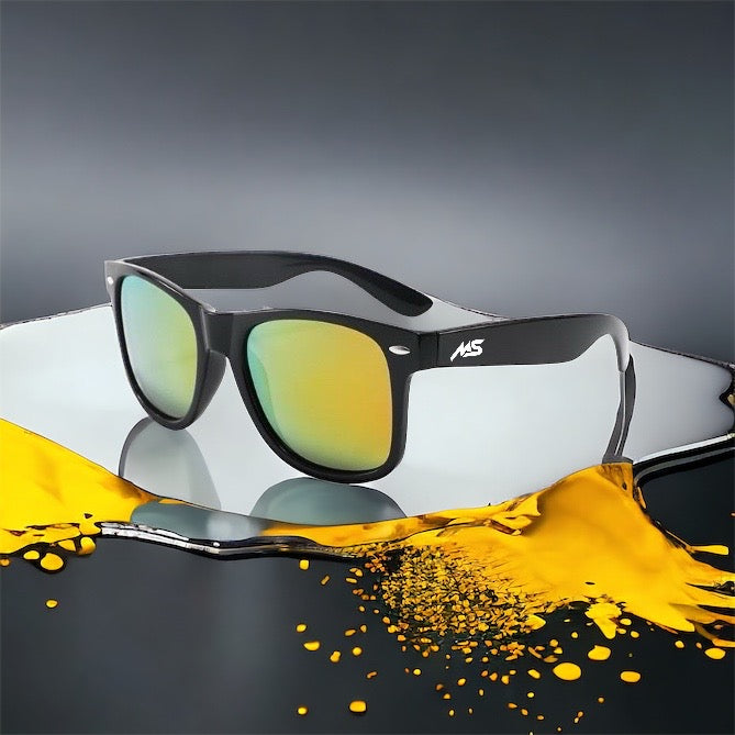 Black-Yellow/Gold Lens